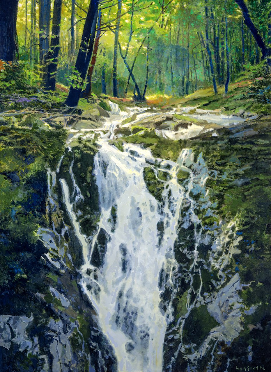 ***SOLD*** MAX HAYSLETTE - Along Madison Creek, HMAC 1980, 44x32