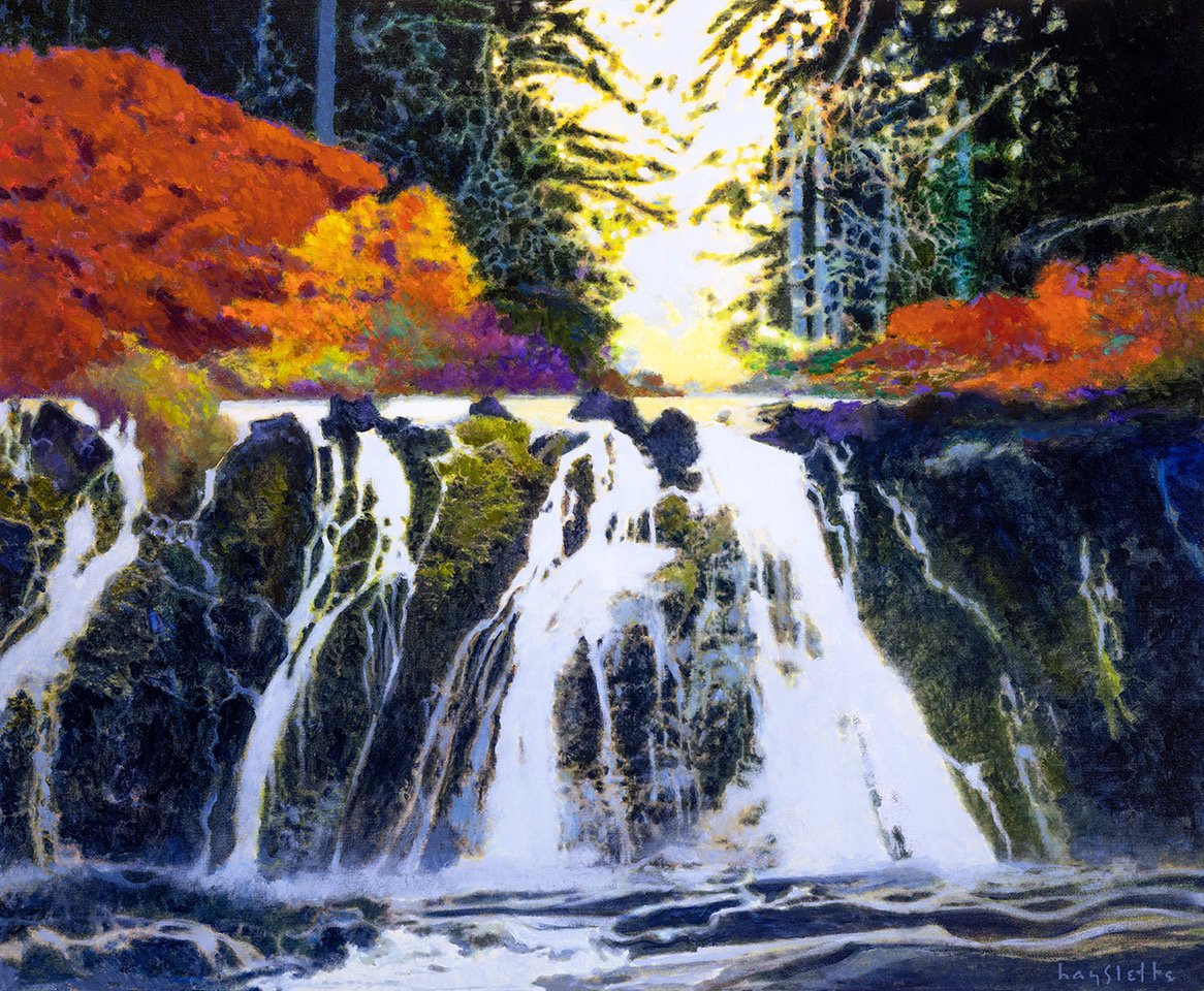 ***SOLD*** MAX HAYSLETTE - Autumn on Beaver Creek No. 2, HMAC 1984, 28x34