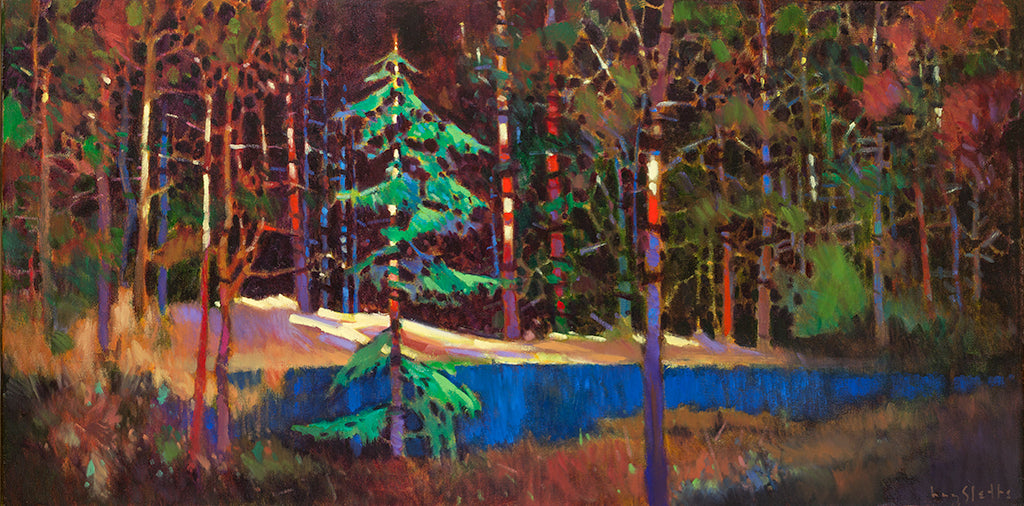 Prints available, original ***SOLD*** MAX HAYSLETTE - Light and Shadow 22x44