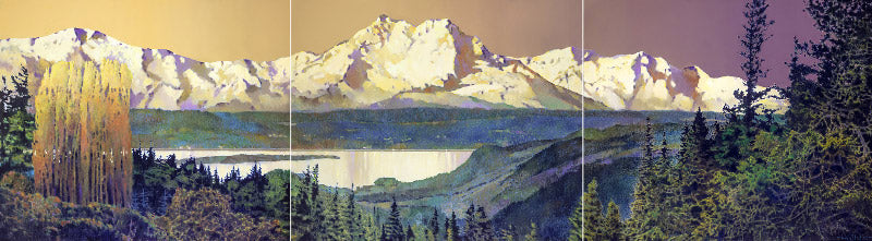 Prints available, original ***SOLD*** MAX HAYSLETTE - Song of the Olympics HMOC 1706 40X144