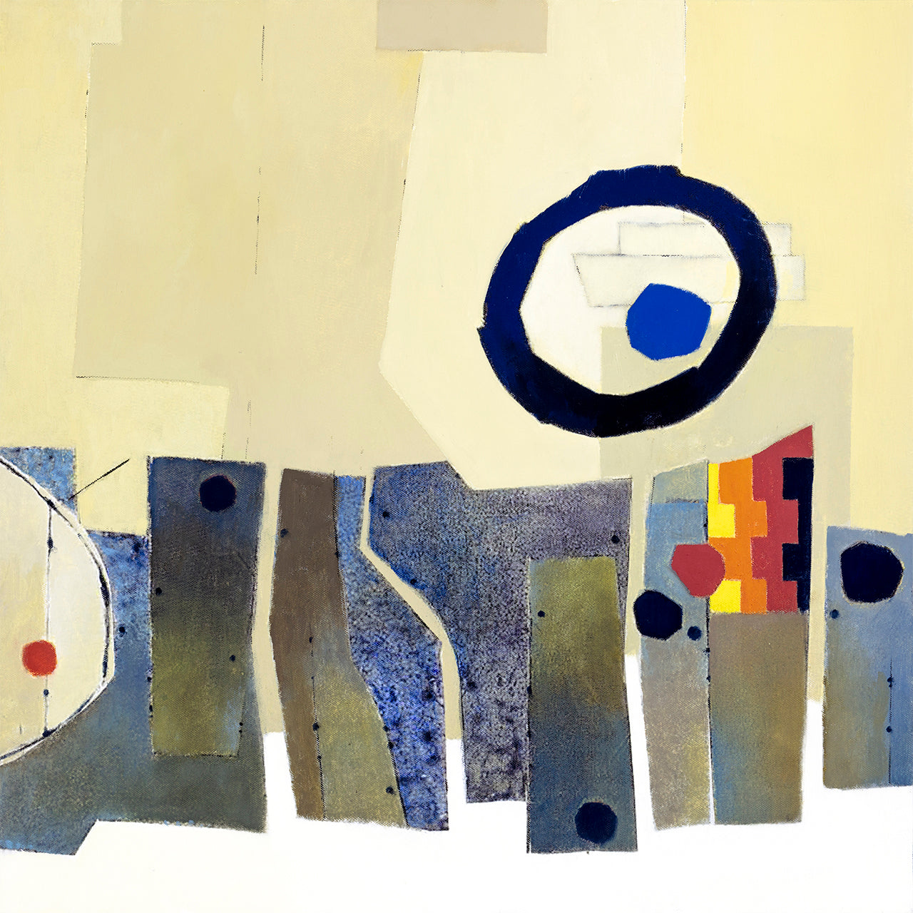 Prints available, original ***SOLD*** MAX HAYSLETTE - Original Mid-Century Modern No. 86 (HMOC 1718) oil