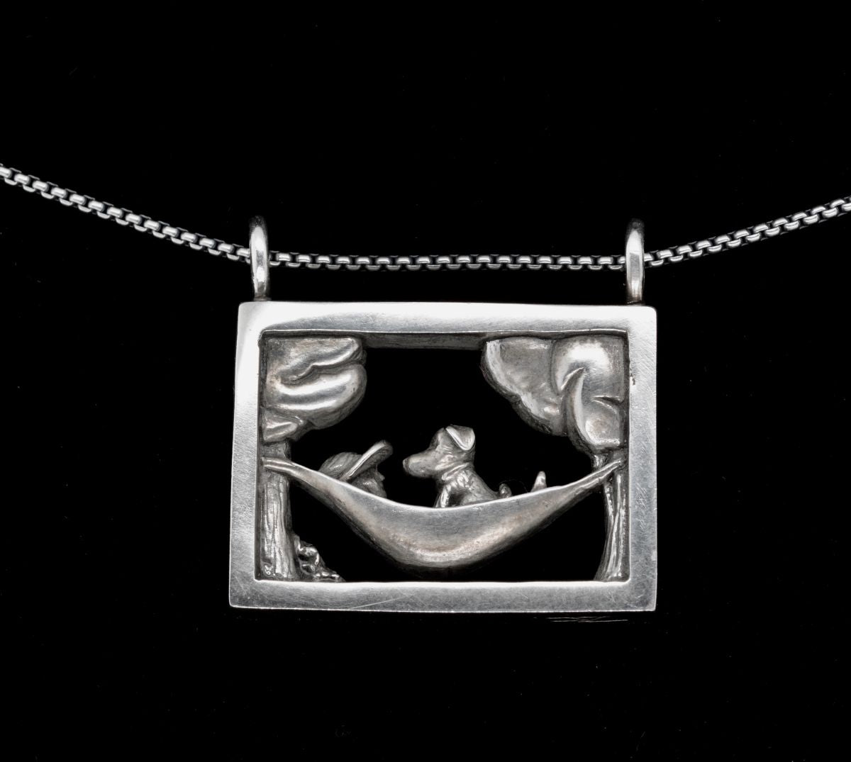 Jody Lyle - Hammock Time, Sterling Silver Pendant #3281