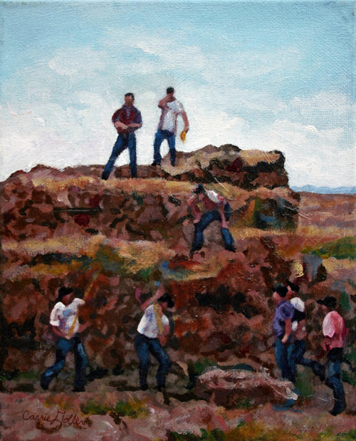 Prints available, original ***SOLD*** Fort Worden State Park II - Oil - 8x10