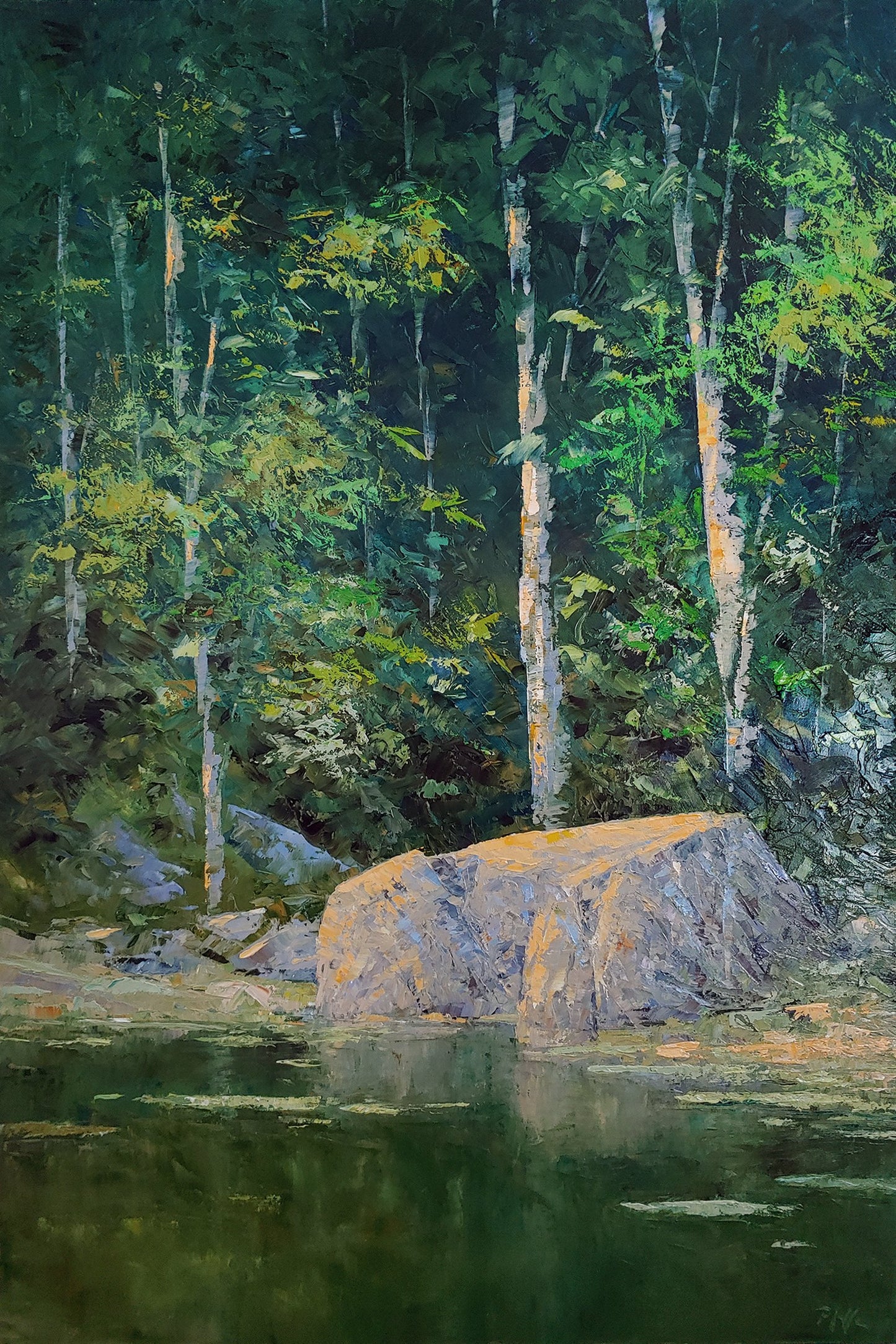TIM PFEIFFER - Hidden Gem, oil on canvas 20x30 (unframed)