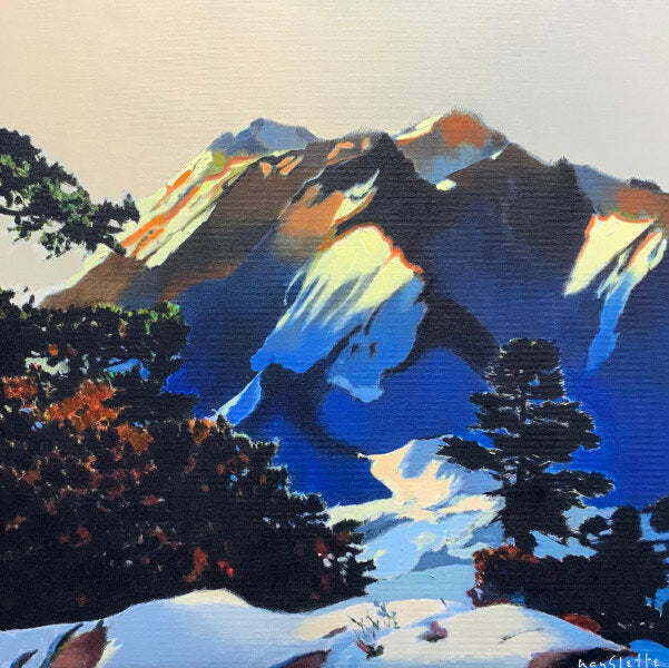 Prints available, original ***SOLD*** MAX HAYSLETTE - Olympic Gold 18x18, HMAC 1859