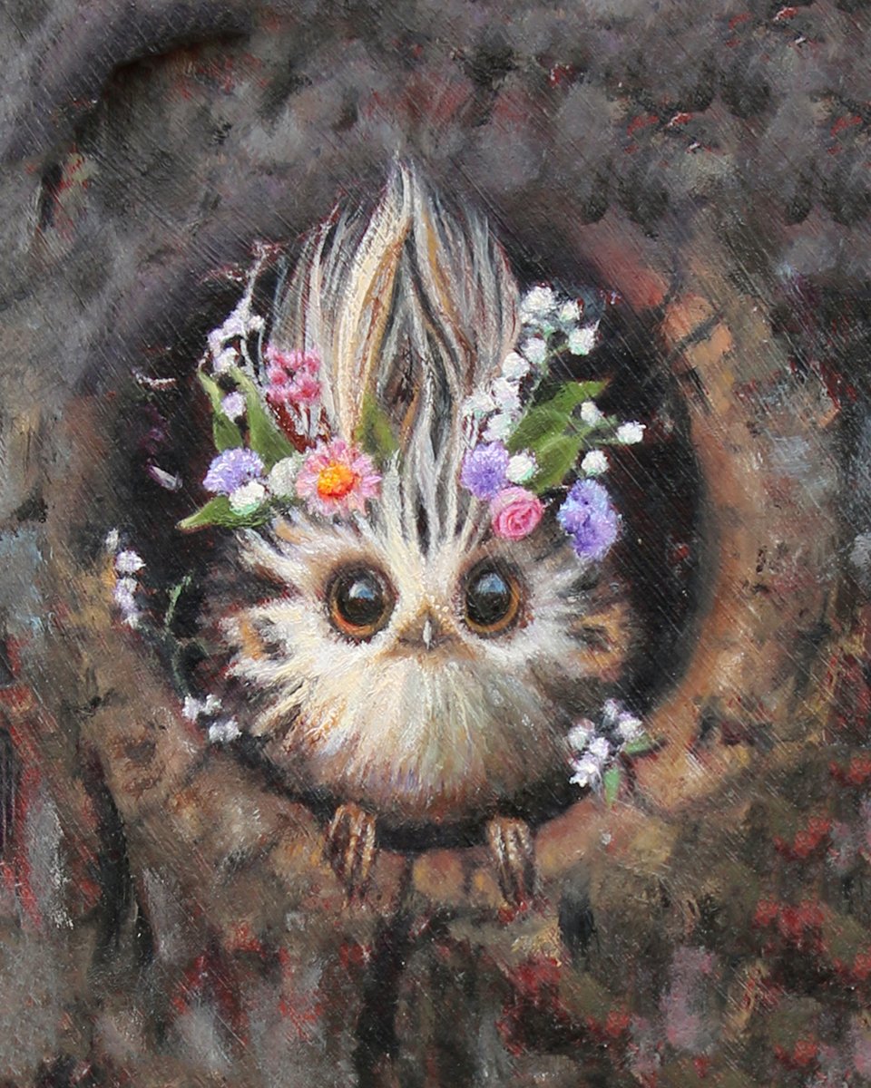 CARRIE GOLLER - Hugo (Floriferous Series) Print, Original size 5x5