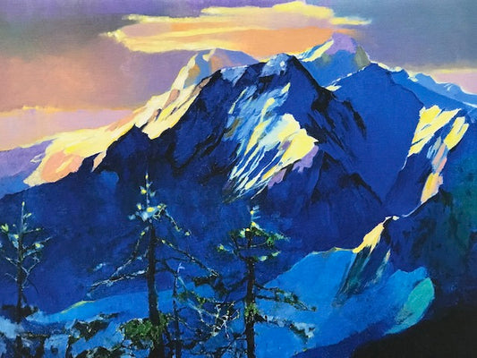 MAX HAYSLETTE Giclee Print - Hurricane Ridge at Sunrise, Gallery Wrapped Canvas, 20x24, HMAC 1407