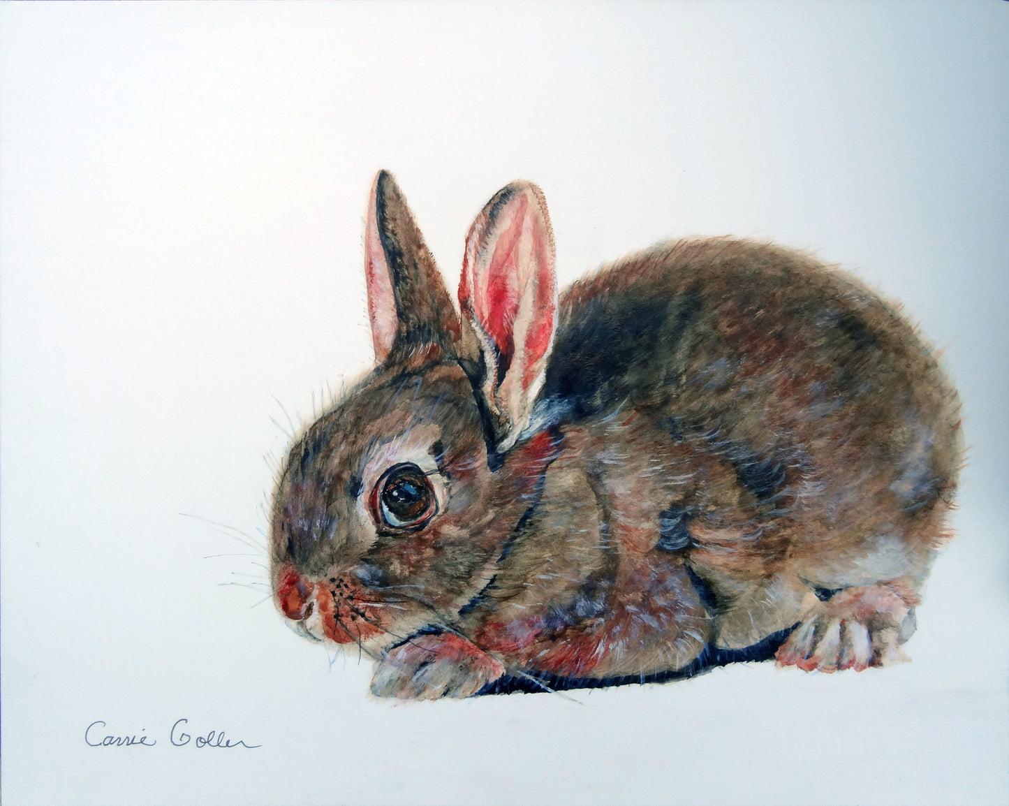 Prints available, original ***SOLD*** Hyacinth - Egg Tempera - 8x10 (framed)