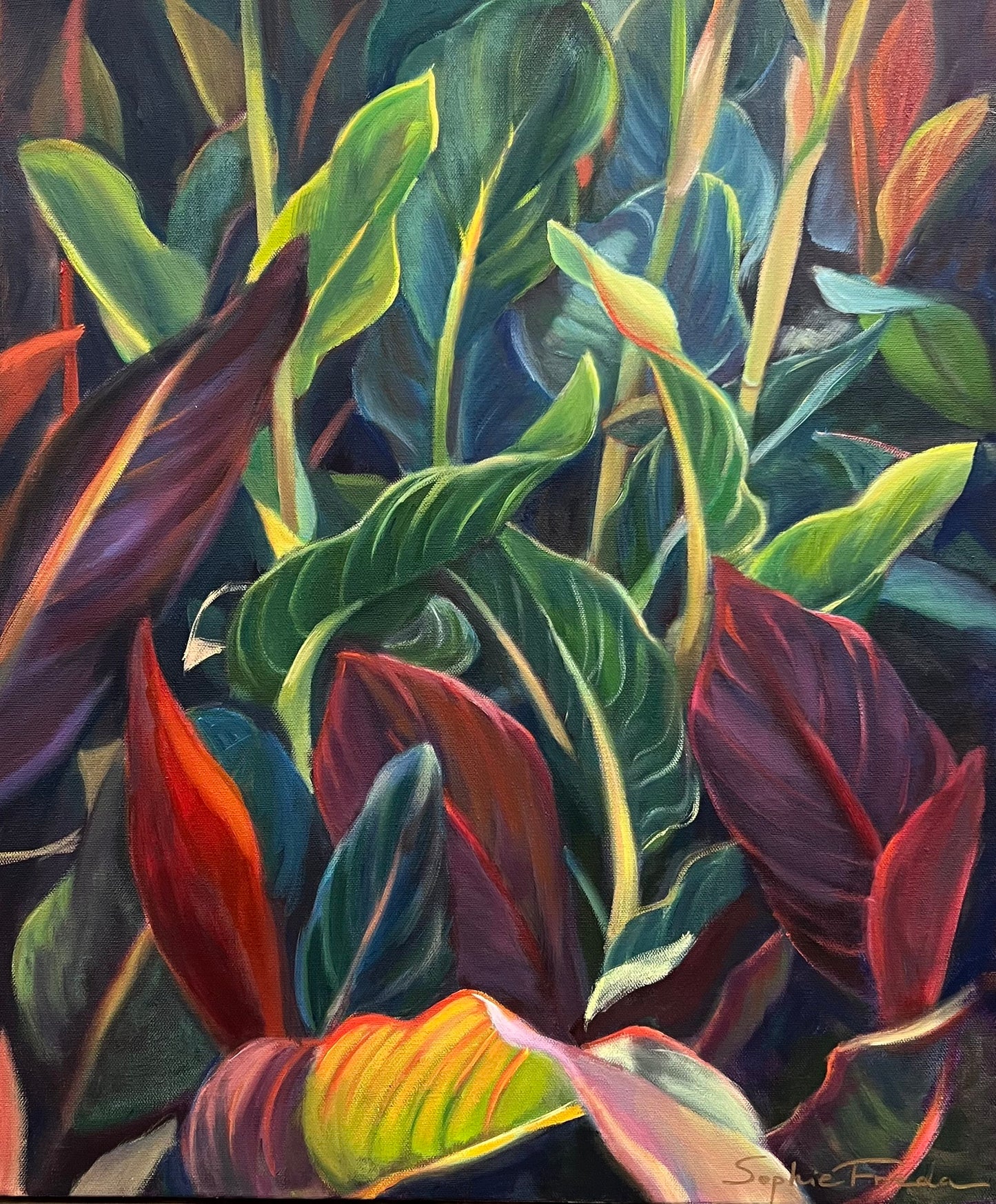 SOPHIE FRIEDA - Mystique II, Oil on canvas 20x24