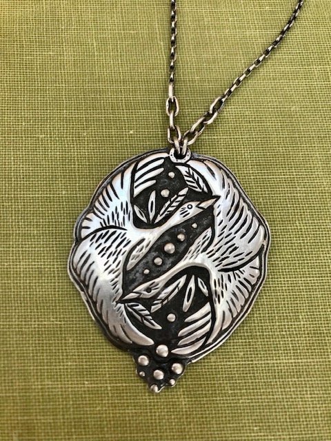 Kayla Wave - One of a kind Swan Necklace, Please call for inventory (360) 779-2388