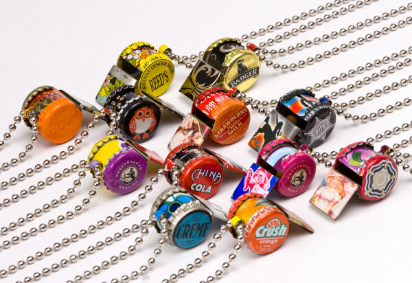 Loran Scruggs - Recycled Tin Art Whistles