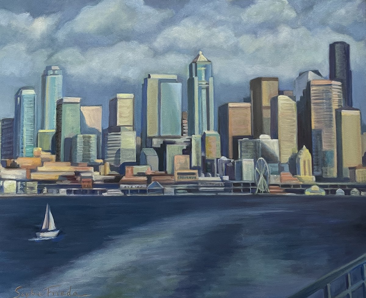 ***SOLD*** SOPHIE FRIEDA - Homeward Bound, oil 24x30