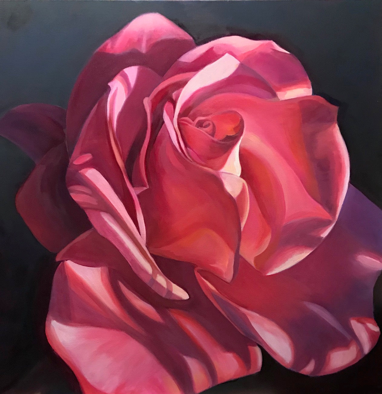 ***SOLD*** SOPHIE FRIEDA - Amour - Oil on Gallery Wrapped Canvas - 36x36