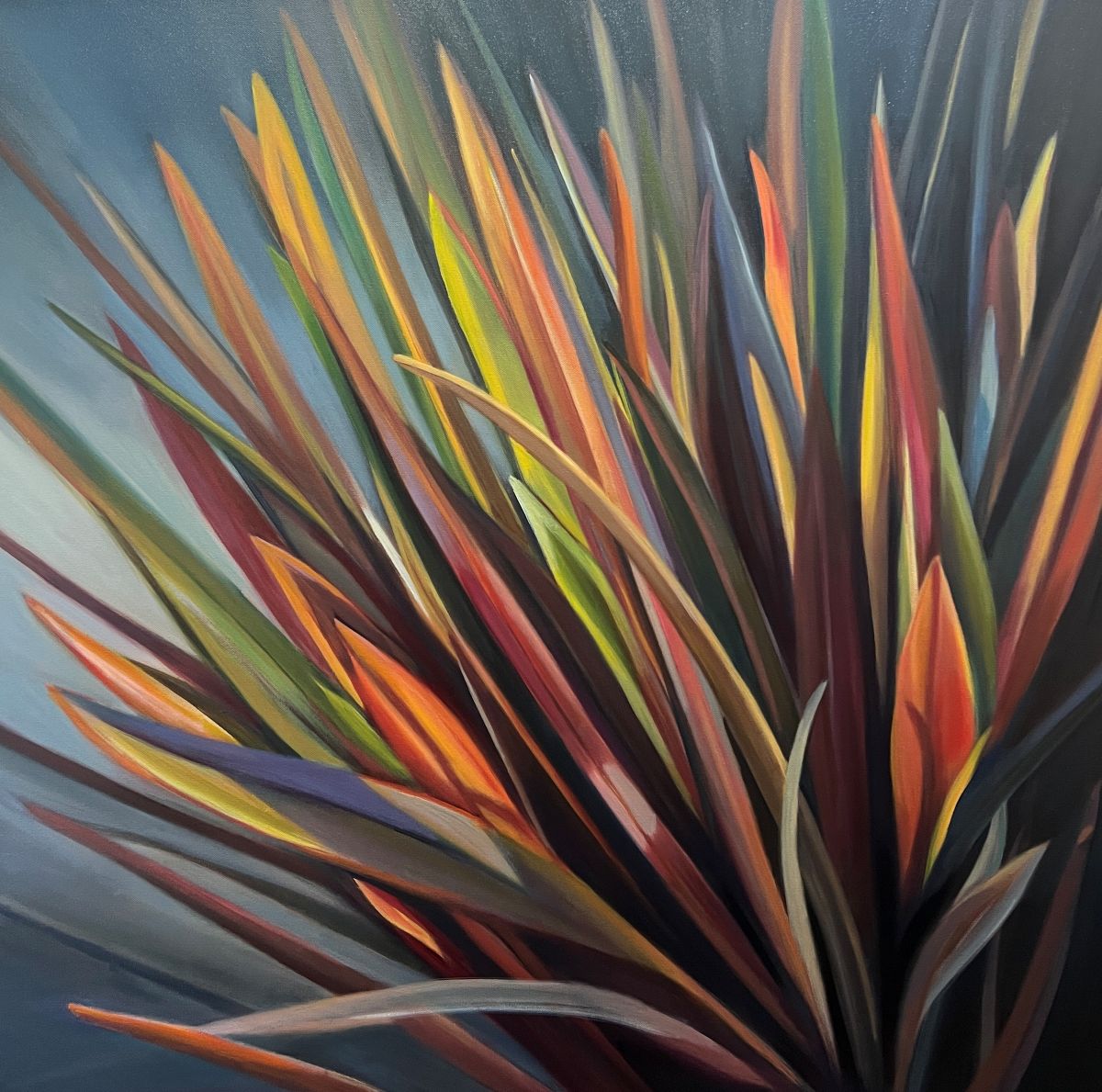 SOPHIE FRIEDA - Awakening, Oil on canvas, 36x36 (Framed)