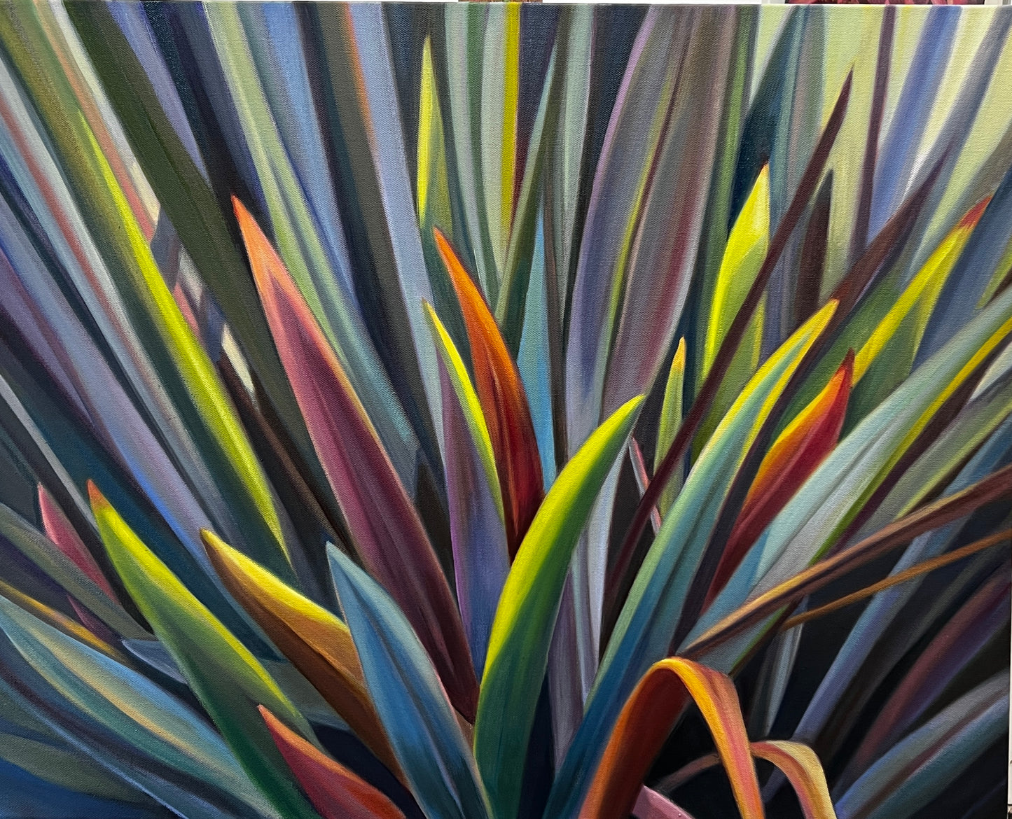 SOPHIE FRIEDA - Flourishing,Oil on canvas, 24"x 30"