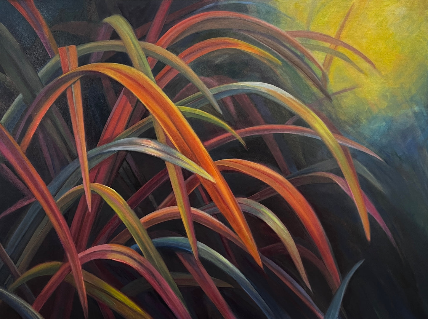 SOPHIE FRIEDA - Flow, oil on canvas, 30 x 40
