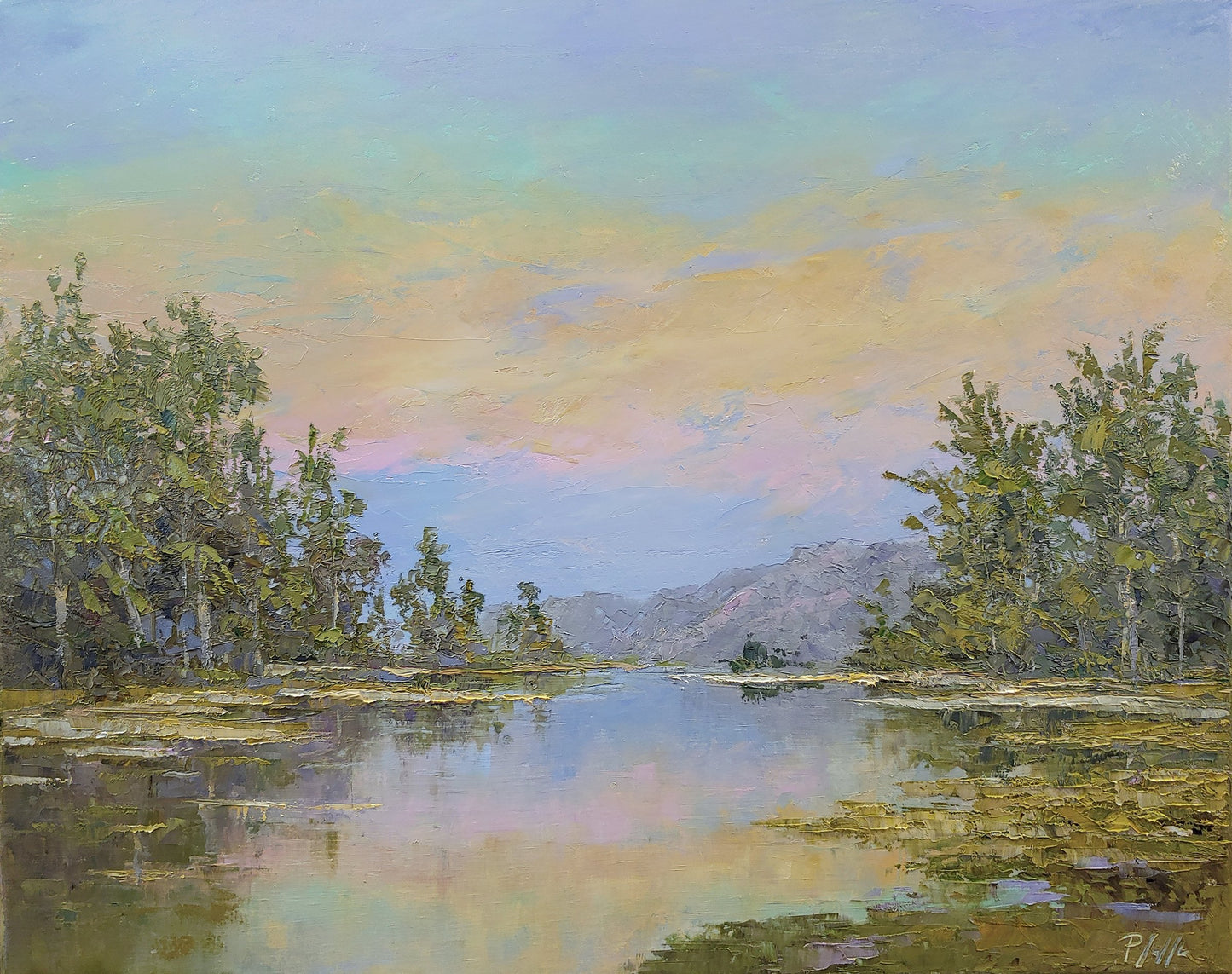 TIM PFEIFFER - I Dream in Color, oil 16x20 (framed)