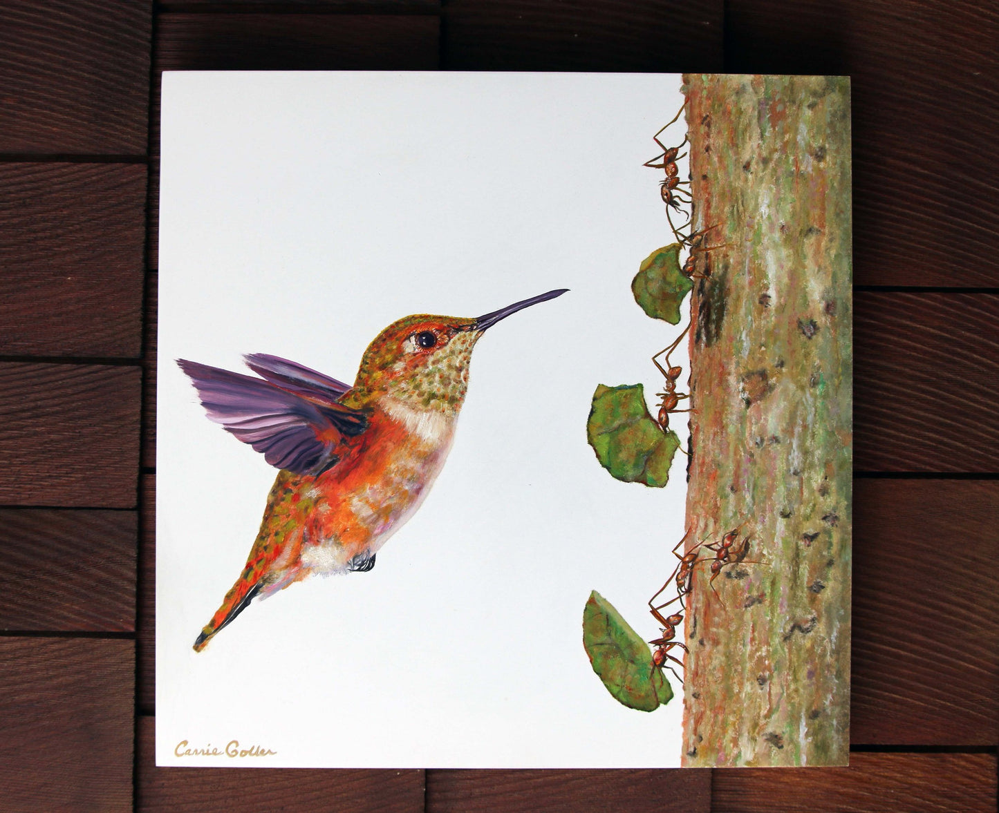 Prints available, original ***SOLD*** Inspector Paisley - Oil 16x16