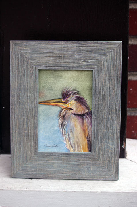 ***SOLD***Jake - Watercolor original framed - 4x6