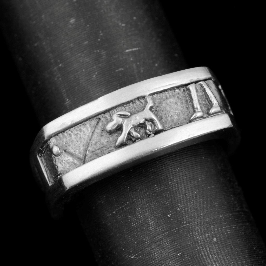 Jody Lyle - Playing Ball, Sterling Silver Ring