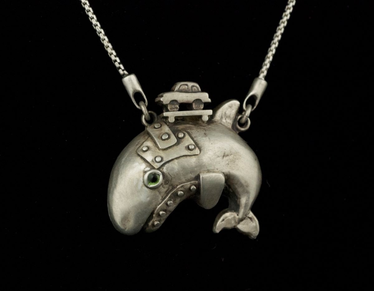 Jody Lyle - Whale Ferry, Sterling Silver Necklace
