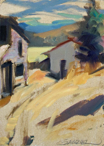GABRIEL LIPPER - Landscape Study, oil 5x7