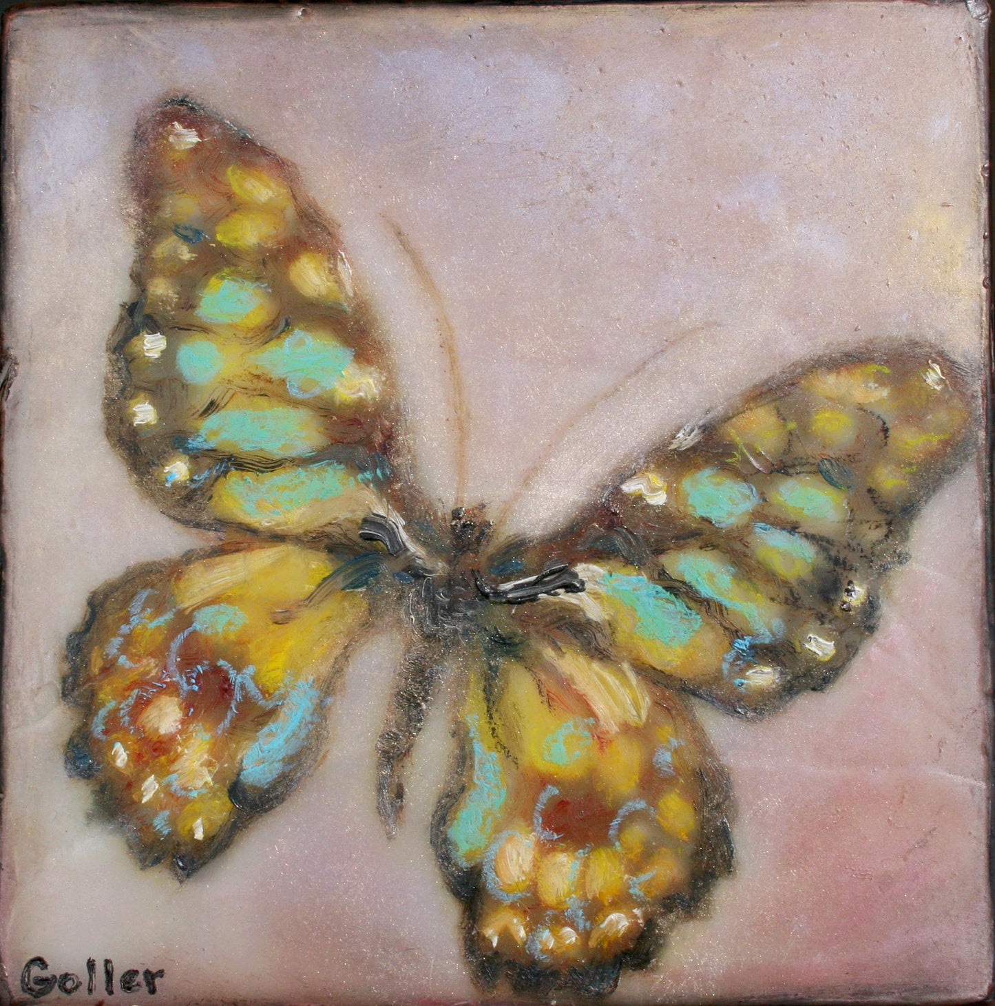 ***SOLD*** Camouflage II - Egg Tempera - 5x7