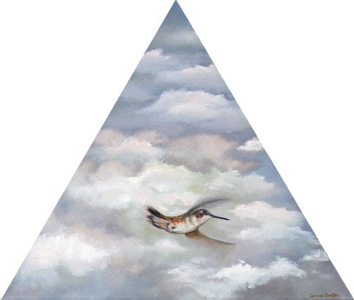 ***SOLD*** CARRIE GOLLER - Little Wing, oil 24x24x24