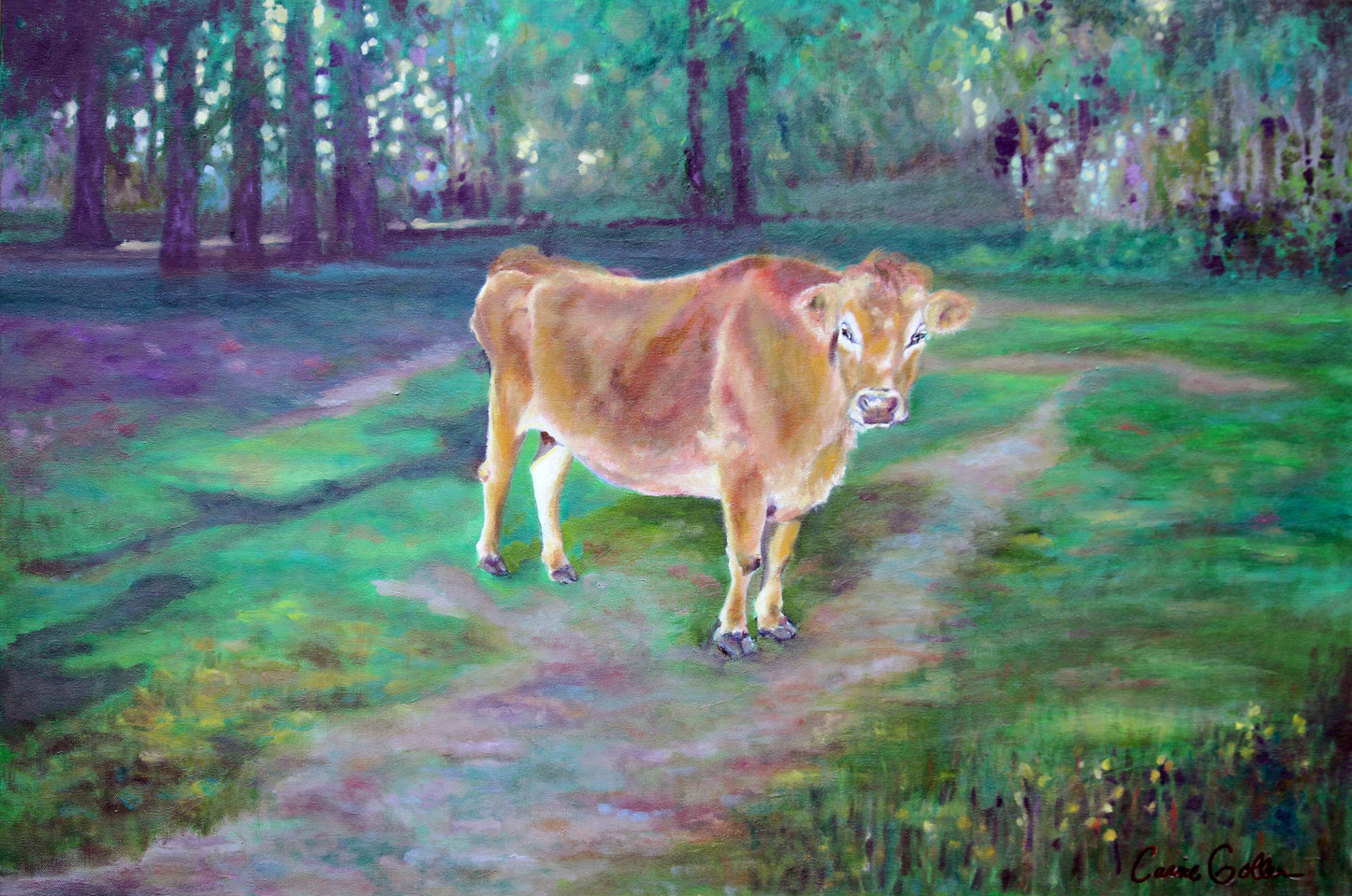 Prints available, original ***SOLD*** Lucky - Oil - 24x36