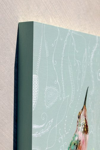 Prints available, original ***SOLD*** Carrie Goller - Maestro, oil/acrylic 20x20