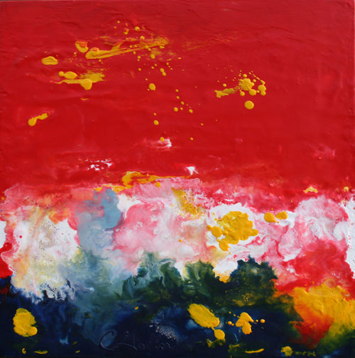 ***SOLD*** Mead - Encaustic 18x18