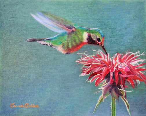 Prints available, original ***SOLD*** Messenger, 8x10 oil (framed)