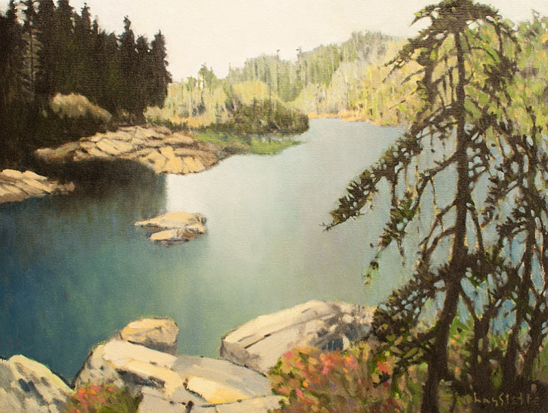 Prints available, original***SOLD***MAX HAYSLETTE - Nature’s Gift, 18x24, Oil and Mixed Media (HMOC 1349)