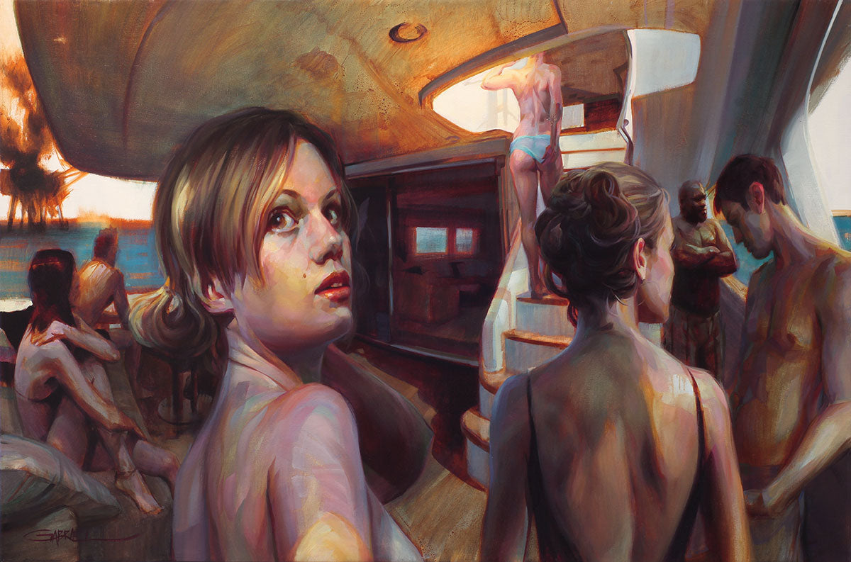 GABRIEL LIPPER - Offshore Americana -Oil - 40x60