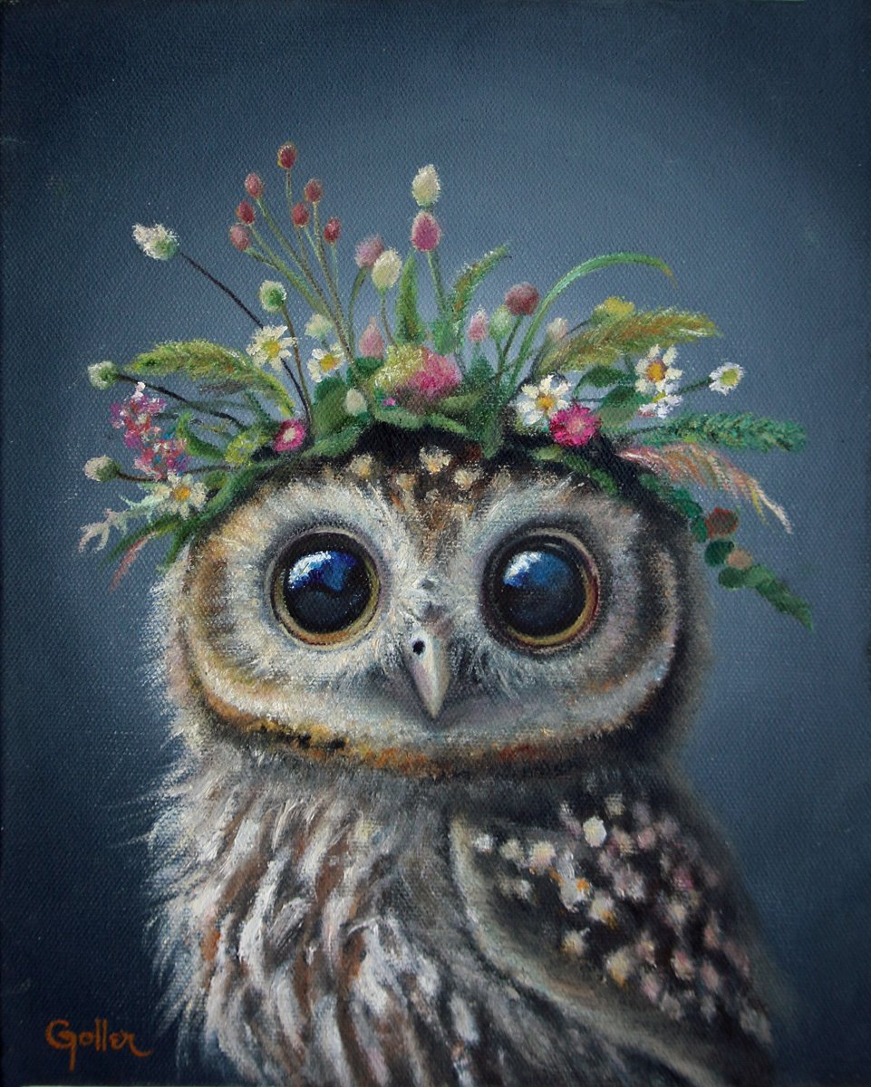 ***SOLD*** CARRIE GOLLER - Ophelia (Floriferous Collection) Oil 10x8 (framed) ***At Jones & Terwilliger Galleries, Carmel, CA please inquire at (831) 626-9100***