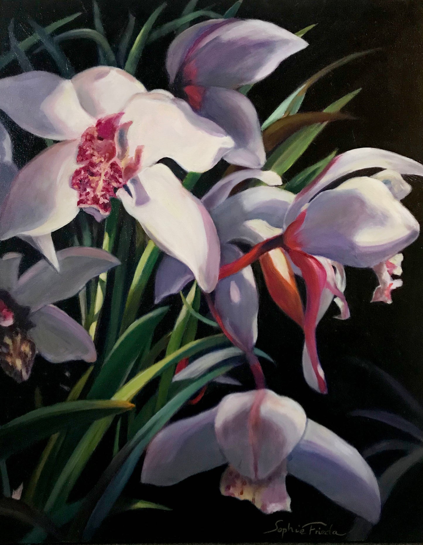 *** SOLD***Sophie Frieda - Opulence, oil 30x24