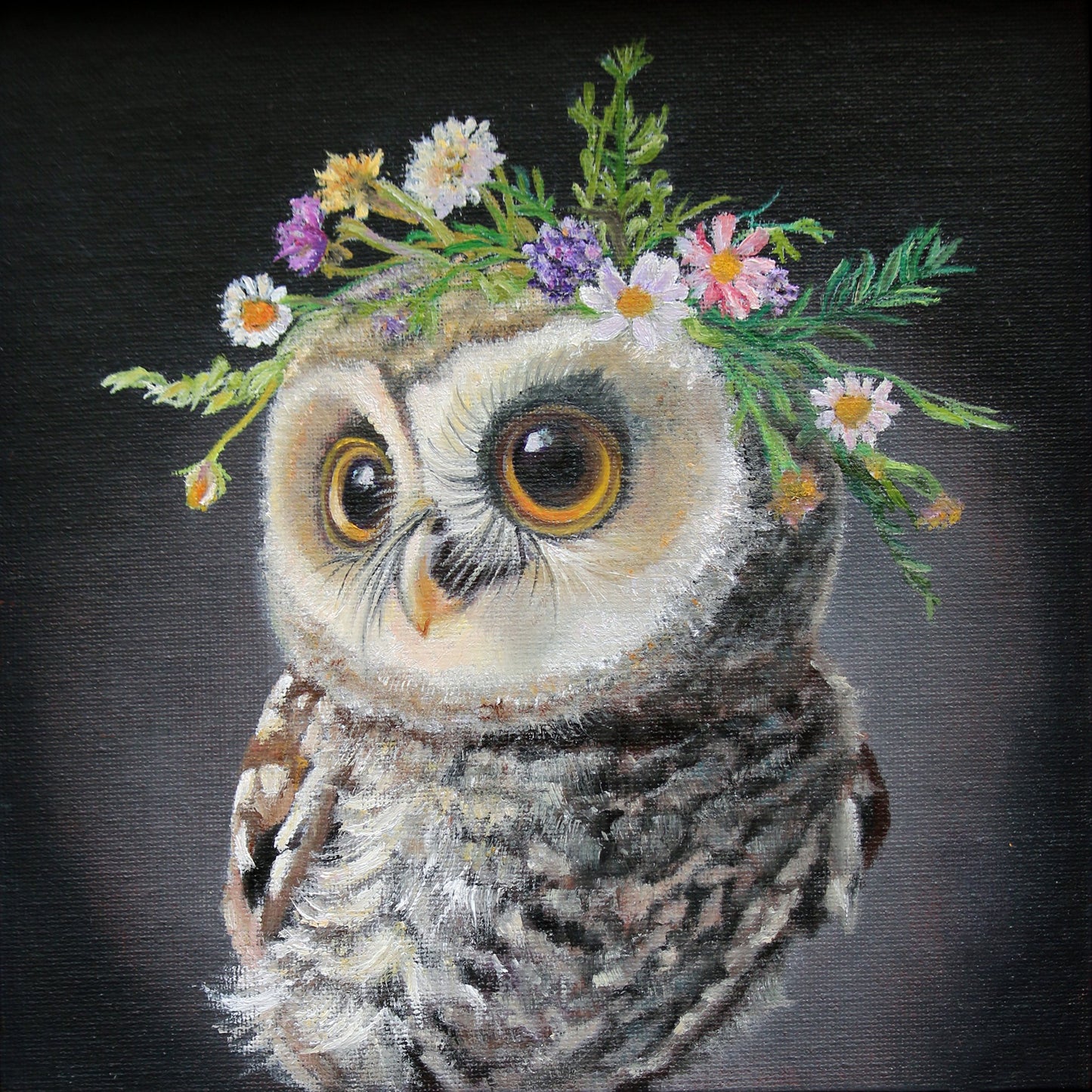 CARRIE GOLLER - Otto (Floriferous Series) Print, Original size 8x8