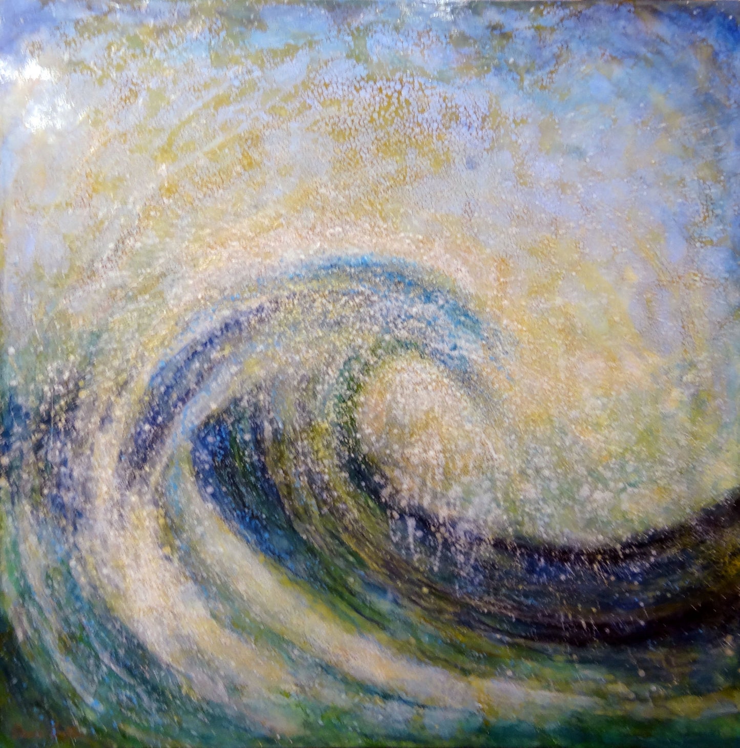 Prints available, original***SOLD**Native IX and X, encaustic 8x36 each