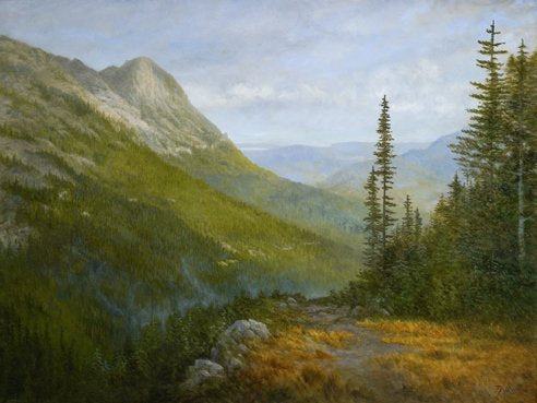 ***SOLD*** TIM PFEIFFER - Hurricane Ridge, oil (framed) 30x40