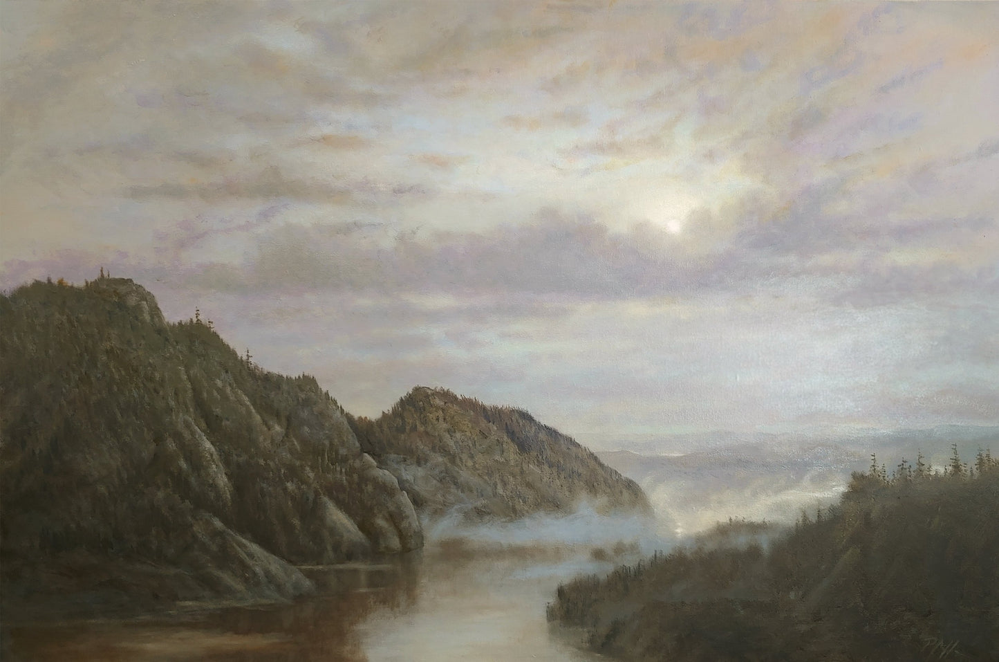 ***SOLD*** TIM PFEIFFER - Moonlight, oil 20x30