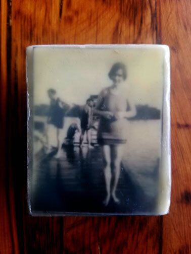 Custom: Encaustic Photo Blocks by Carrie Goller