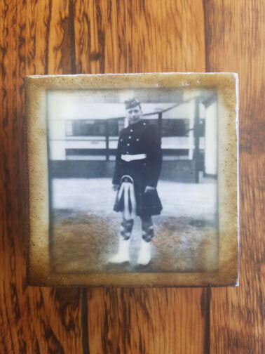 Custom: Encaustic Photo Blocks by Carrie Goller