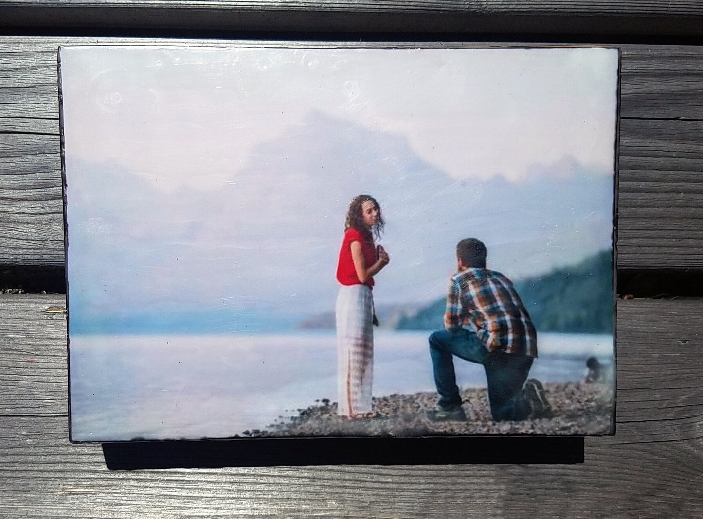 Custom: Encaustic Photo Blocks by Carrie Goller