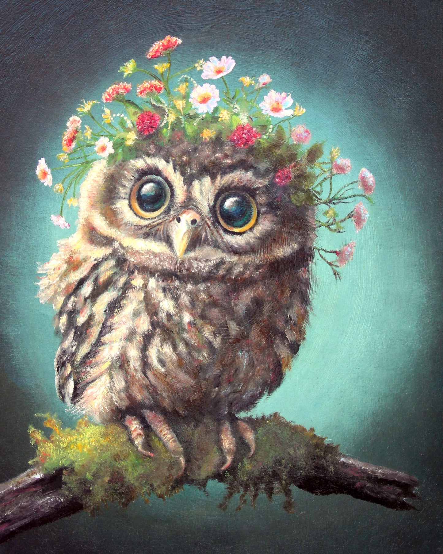 CARRIE GOLLER - Phyllis (Floriferous Series) Print, Original size 8x10