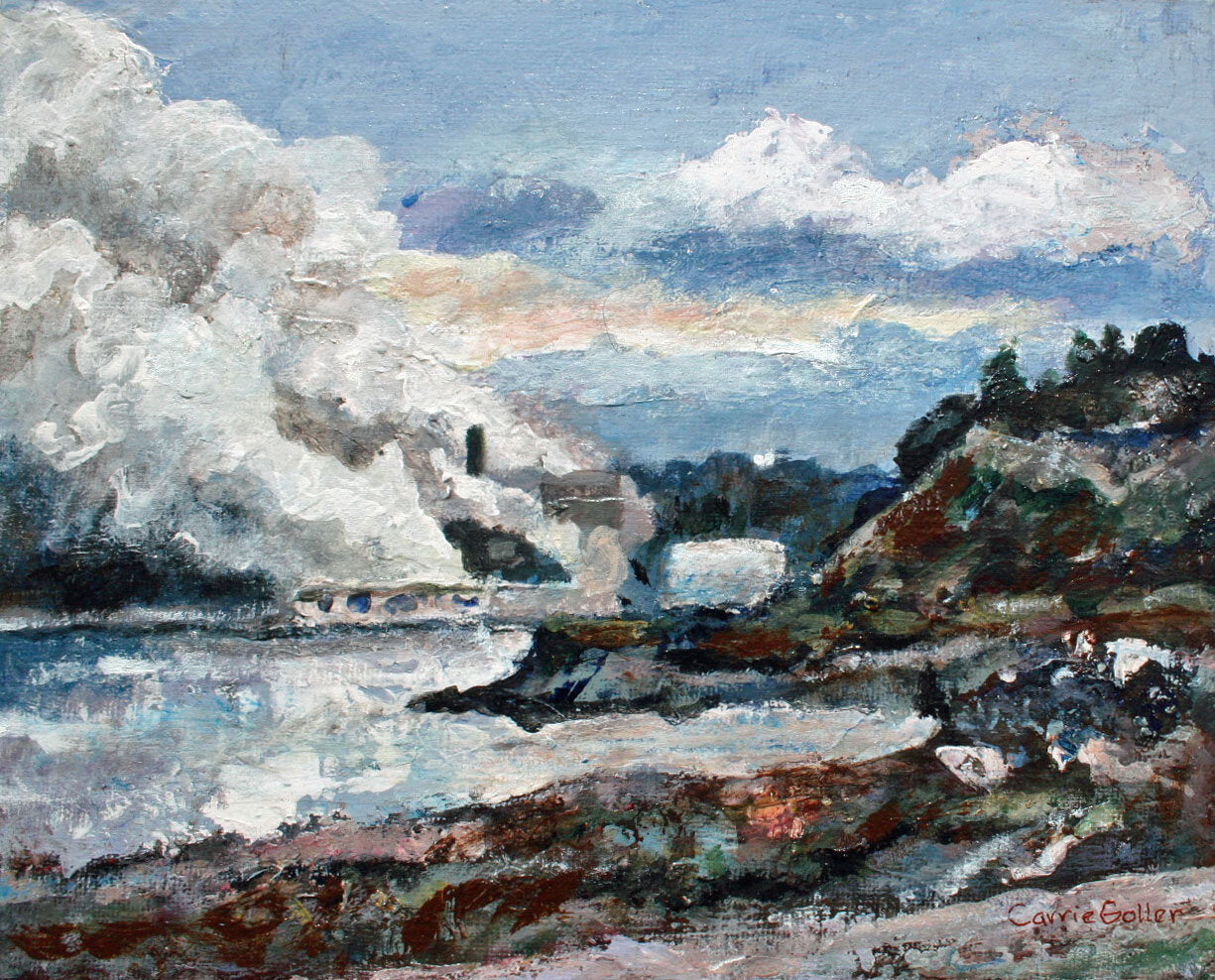 CARRIE GOLLER PRINTS - IMPRESSIONIST - Port Townsend Paper Mill original mixed media, 8x10