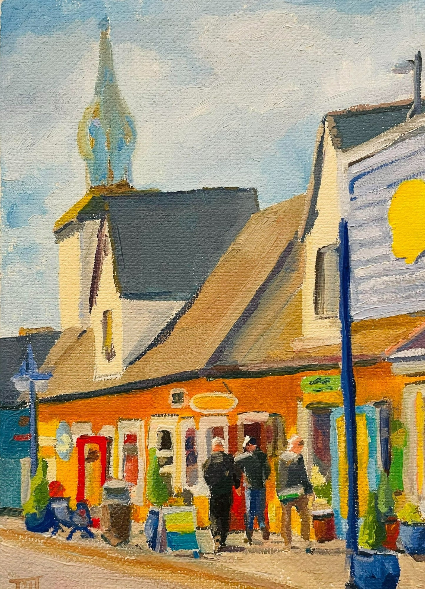 JILL ZACOT - Poulsbo Full Sun, oil 5x7