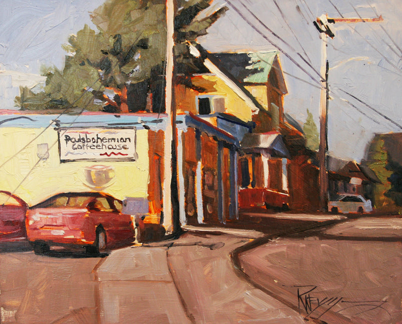 ROBIN WEISS -Poulsbohemian, Oil, 11 x 9