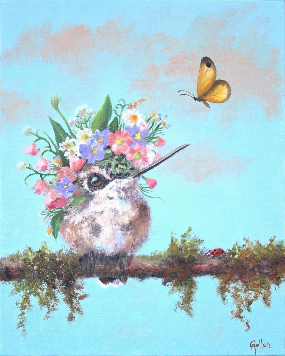 CARRIE GOLLER - Priscilla (Floriferous Series) Print, Original size 8x10