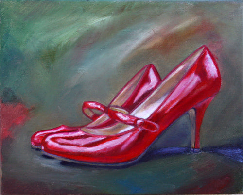 ***SOLD*** Cockle Beach - Encaustic / Mixed Media - 14x7