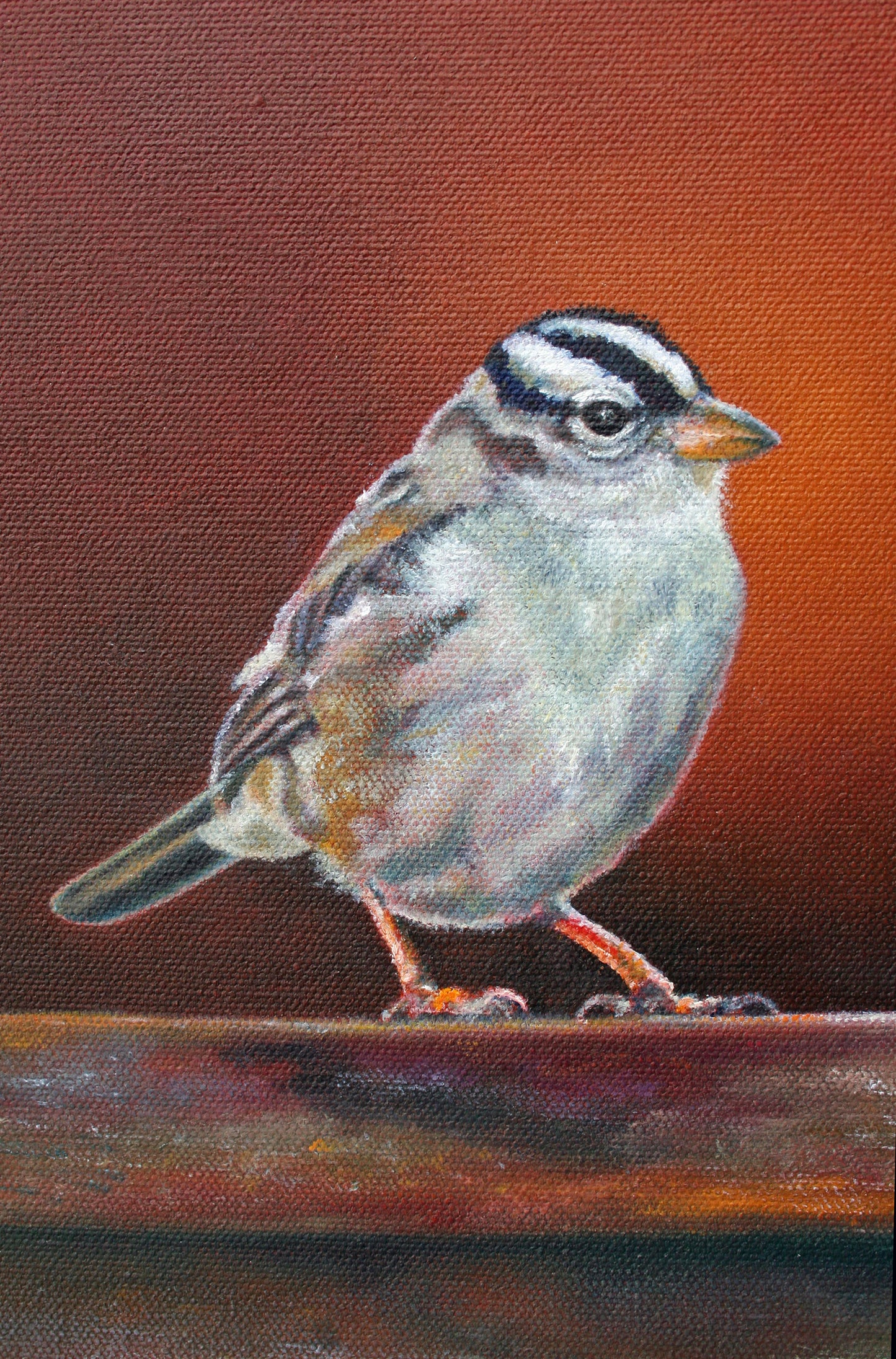 Prints available***SOLD*** Pearl, oil 8x8